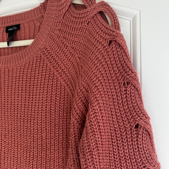 Rue21 Dusty Rose Women's Sweater - Picture 3 of 5
